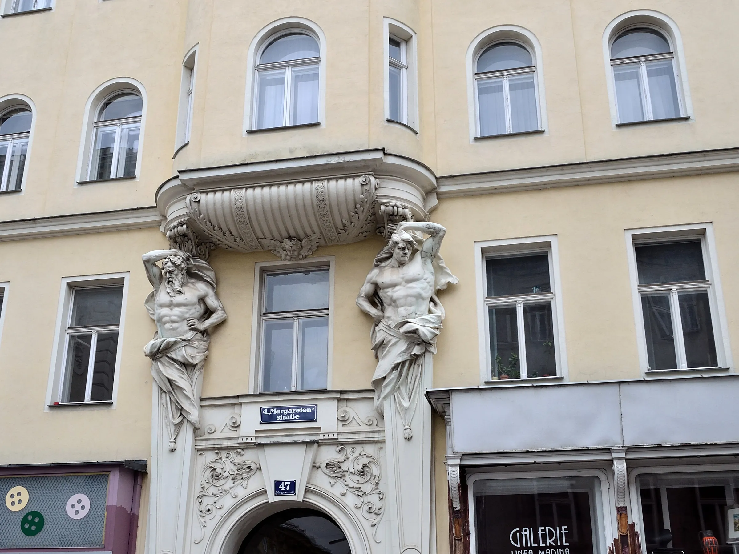 Gründerzeit-Fassade in Wien