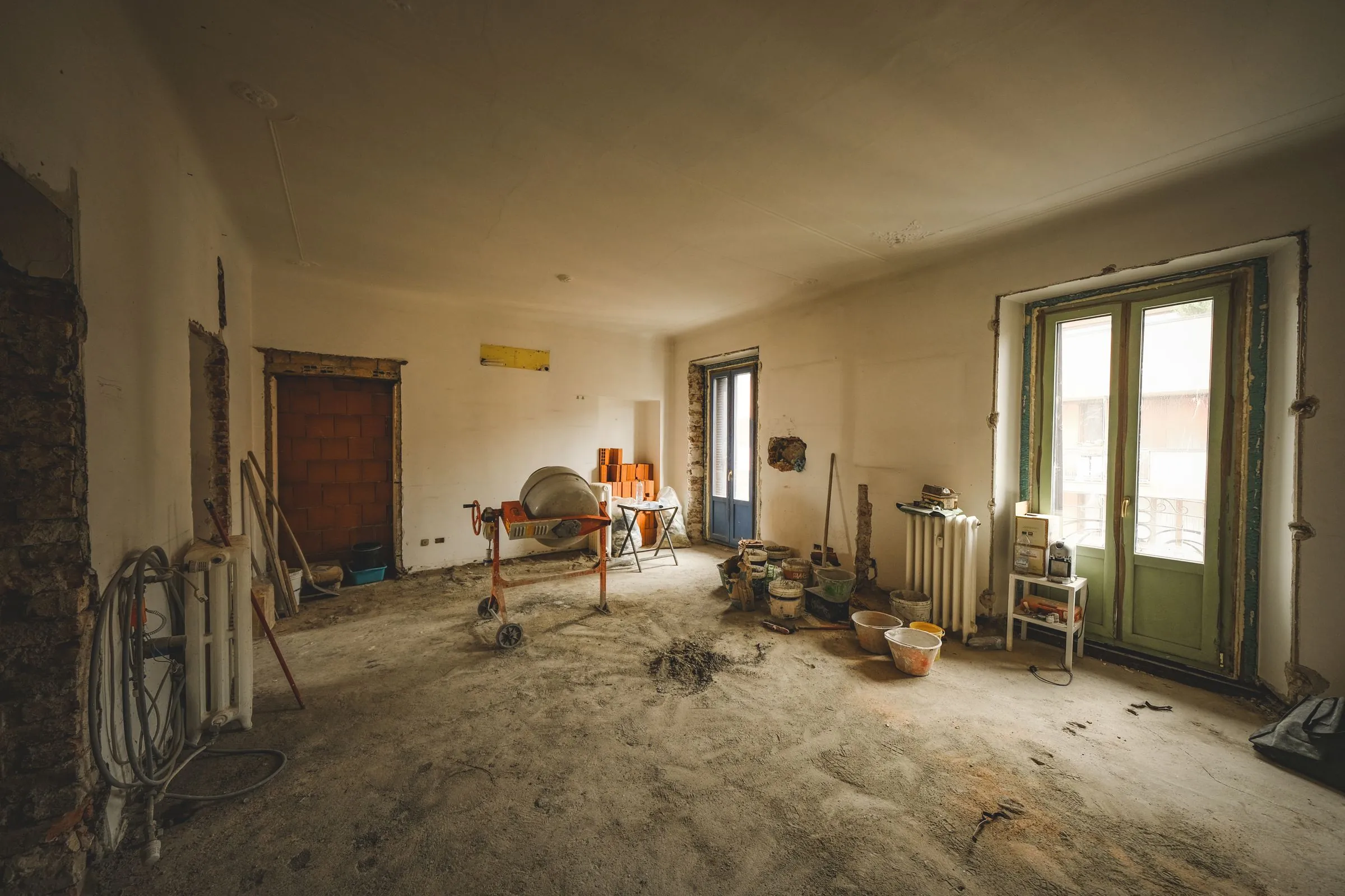 Vorher: Salon